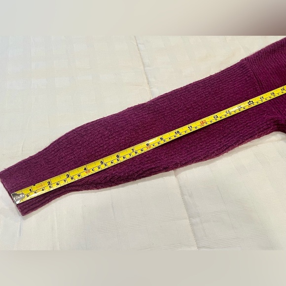 Open Edit Crewneck Roomy Soft Purple Sweater - Picture 6 of 7